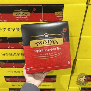Costco代购 英国twinings川宁英式早餐红茶茶包锡兰阿萨姆奶茶