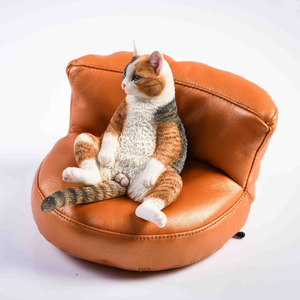 jxk橘猫模型可爱治愈系猫咪手办沙发懒猫桌面三花猫树脂车载摆件_阿里