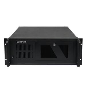 拓普龙4u610p黑色工控机箱 工业控制机箱 at/atx后窗可换