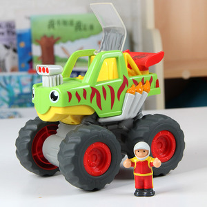 英国wow惊奇儿童玩具车大脚怪赛车麦克宝宝惯性车结实耐摔2-6岁