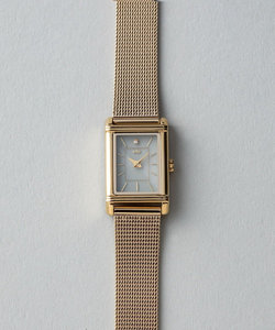日本代购 ete 精致 不锈钢 方盘 知性 金属表带女腕表 手表