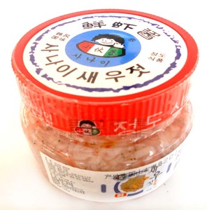 韩国泡菜用 调味品 小伙子鲜虾酱  辣白菜料 虾酱500克瓶装