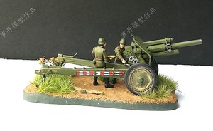 红星6122 1/72 二战苏联 m-30火炮 122mm 榴弹炮 场景兵人模型