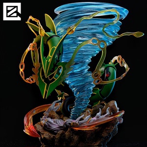 真奇实验室 pm 精灵宝可梦 海陆空系列 裂空座 mega 限量手办雕像