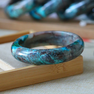 凤凰石手镯少见原矿料孤品天然好料汉服搭配古风古典送闺蜜礼物