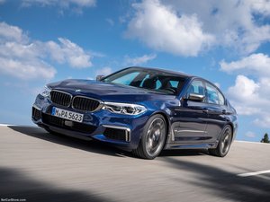 00朝旭汽车用品专营店天猫适配宝马5系运动版m530前杠525格栅528