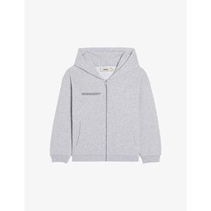 000人付款淘宝pangaia 文字印花拉链 帽衫 3-12 岁