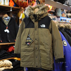 21aw tnf日版北面mountain down coat毛领连帽防泼水羽绒服日本购