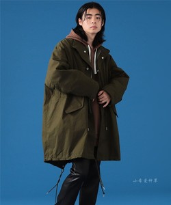 折扣品 beams dot休闲可脱内胆m65宽松oversize棉大风衣日本代购