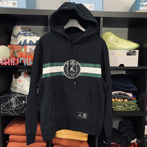 nike/耐克 jordan aj 大巴黎男士加绒加厚帽衫卫衣  包税直邮355