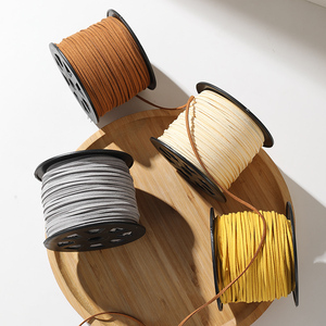 绳子彩色3mm麂皮绳手链项链绳绒绳DIY饰品材料方皮绳手工手链辅料