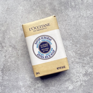 loccitane欧舒丹牛奶乳木果保湿滋润香皂沐浴皂250g敏感肌适用