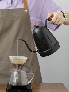 帝国比赛级手冲壶家用煮咖啡壶 电动咖啡烧水壶 不锈钢长嘴细口壶