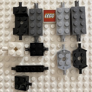 lego乐高 小车轮子 6014带销砖60700 87697 3641 4624 轮轴板零件