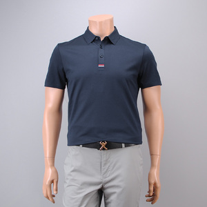 劲霸男装2022夏季撞色polo衫柔软挺括短袖t恤中年商务btbc2679