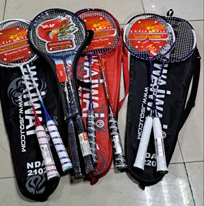 waiwai强劲2102铁合金羽毛球拍铝合金双拍羽毛球拍顶力训练高级