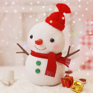 米萌新品不织布diy手工布艺材料包包邮 套装带娃娃 圣诞节礼物