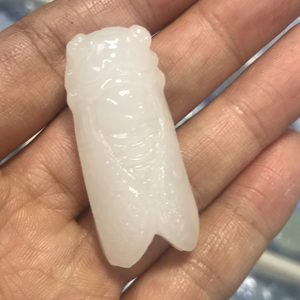 760人付款淘宝天然翡翠a货知了吊坠玉蝉项链男女礼品学生朋友礼物玉坠