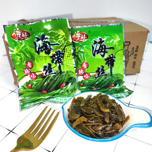 荣成海婷海带丝香辣麻辣小包装整箱开袋即食下饭菜休闲零食凉拌菜