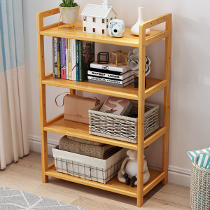 置物架多层杂物收纳架厨房卧室客厅阳台落地式实木质隔断小型家用