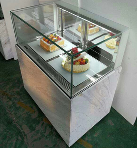 定制豪华大理石蛋糕柜精品展示柜慕斯柜晶城商用蛋糕柜冷藏保鲜柜