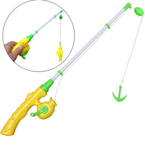 儿童磁性钓鱼玩具 散装磁力鱼竿 仿真鱼杆 用料做工超好