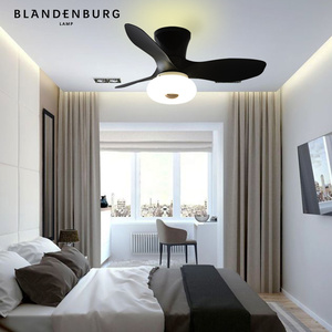 风扇吸顶灯北欧创意高级感设计卧室灯现代新款时尚简约家用房间灯
