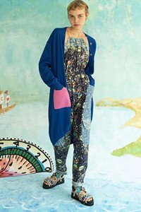 权小威日本代购 TSUMORI CHISATO 津森千里 24春夏 长款 针织开衫