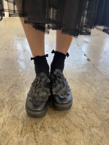 权小威日本代购 TOKYO BOPPER 日本制 花朵 厚底 女款 小皮鞋