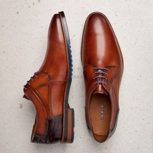 德国劳埃德lloyd利来男dacio休闲正装商务皮鞋棕色21年春特价