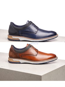 德国劳埃德lloyd利来gabrio男牛皮圆头低帮平底休闲皮鞋棕色特价