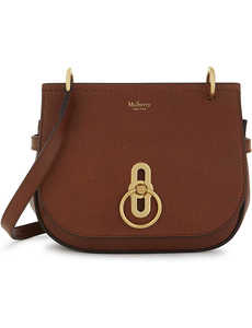 mulberry玛珀利英国代购秋冬新款女包 荔枝纹真皮单肩斜挎马鞍包