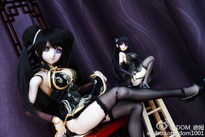 [月蓉坊]bjd/dd/dy娃娃 旗袍——动漫cosplay款 冬月茉莉服装