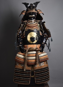 日本产武士甲冑盔甲铠甲 成人真人等身可穿戴 日料纹身收藏摆件