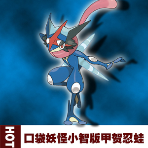 口袋妖怪究极日月 太阳月亮 6v 小智版 甲贺忍蛙 忍者蛙