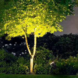 射灯户外防水插地射树灯庭院景观照树灯led投光灯室外招牌门头灯