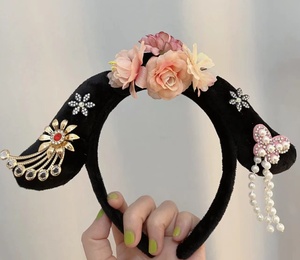 803人付款天猫女童宝宝格格发箍儿童古风古代宫廷头箍小女孩古装头饰