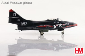 HM收藏家 HA7210 1/48 格鲁曼 F9F-5 黑豹 战斗机 行动胜于奖章