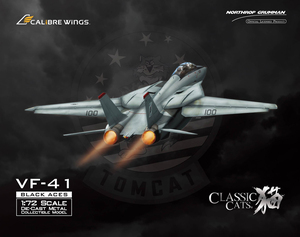 Calibre Wings CA721409 1/72  F-14A雄猫 F14 VF-41 黑王牌中队