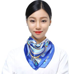 服务员丝巾工作