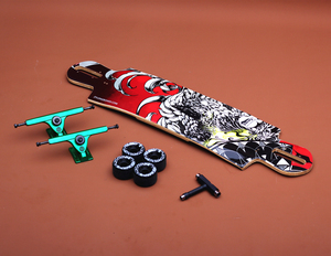 板推土机35速降板全能板公路成人downhill刷街平花专业滑板0人付款