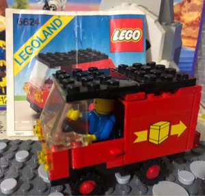 乐高快递车玩具