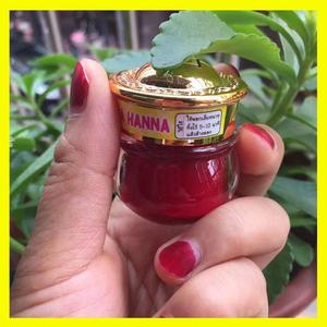 女士纯天然植物海娜膏染手指甲膏正宗泰国进口海娜膏持久不掉色