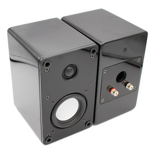 优雅3寸陶瓷铝盆发烧书架音箱 钢琴漆 美国aura全频毒喇叭 人声美