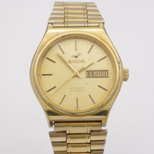 二手瑞士原装正品enicar英纳格2158全自动机械男古董老手表金2846