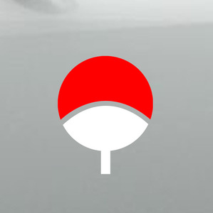 汽车贴纸 反光车贴 火影忍者 血继限界 宇智波家族标志 写轮眼