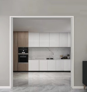 极简铝合金窄边门套垭口套3厘米珐琅白米白色窗套双包单包包套