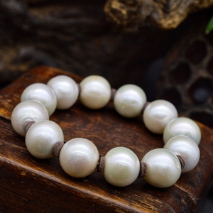 【木兰晓】清代老东珠手串大东珠珍珠手链淡水珍珠珠子项链超大