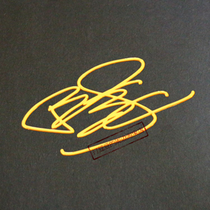 陈奕迅所长eason金属签名帖 明星周边金色手机装饰贴纸 35mm