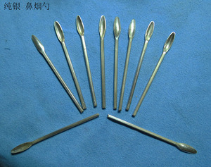 鼻烟勺纯银勺高档鼻烟勺